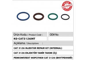 CAT 3126 Enjektör Tamir Takımı (İÇ)